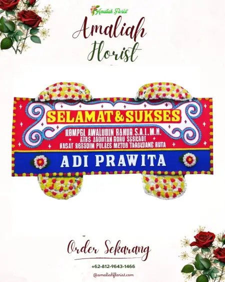 Papan Bunga Ucapan Selamat Sukoharjo